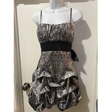 Ruby Rox White And Black Lace Floral Paisley Mini Cocktail Prom Dress