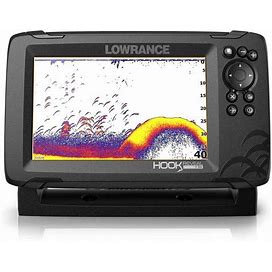 HOOK Reveal 7 Fishfinder/Chartplotter Combo With 50/200 HDI Transducer And C-MAP Contour Plus Charts By Lowrance