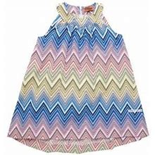 Missoni Little Girl's & Girl's Chevron Halter Dress - Blue Multi - Size 12