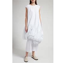 The Row Tadao Bubble Hem Cotton Dress In Off White At Nordstrom, Size Small