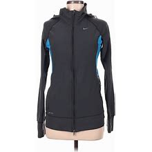 Nike Track Jacket: Black Jackets & Outerwear - Women's Size Medium