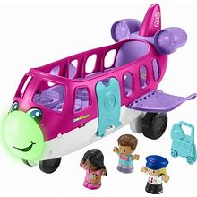 Little People Barbie Toy Airplane With Lights Music And 3 Figures Little Dream Plane Toddler Toys
