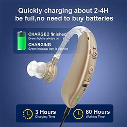 Hearing Aids For Seniors Rechargeable With Noise Canceling - Hearing Amplifiers For Adults With Severe Hearing Loss Ear Amplifier