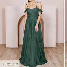 Revelry Dresses | Revelry Rosalie Tulle Convertible Dress | Color: Green | Size: 2