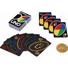 Mattel Games UNO Premium 50th Anniversary Edition Matching Card Game