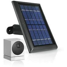 Wasserstein Solar Panel Compatible With Wyze Cam Outdoor - Black