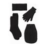 Barefoot Dreams Women's Cozychic® 4-Piece Winter Accessory Set - Black