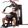Multifunctional Home Gym System Full Body Workout Station 330Lb Weight