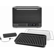 Kitchenaid Dual Convection Countertop Oven With Air Fry And Temperature Probe - KCO224BM, Black Matte