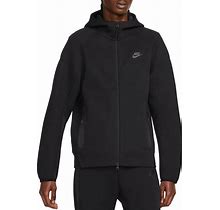 Nike Men's Tech Fleece Full-Zip Windrunner Hoodie, 2XLT, Black