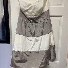 Lula Kate Dresses | Short Lula Kate Dress | Color: Gray/White | Size: 10