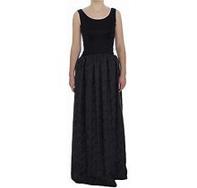 Dolce & Gabbana Elegant Black Full-Length Sheath Dress