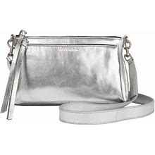Lucky Brand Koda Silver Crossbody Bag Purse Topanga Leather $148