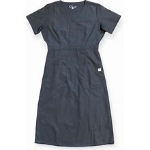 Butter Soft Dresses | Butter-Soft Scrub Dress Size Xs Pewter Gray | Color: Gray | Size: Xs