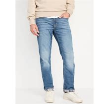 Old Navy Straight Flannel-Lined Built-In Flex Jeans For Men