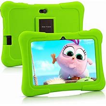 PRITOM 7 Inch Kids Tablet | Quad Core Android 10.0, 32GB ROM | Wifi,Bluetooth,Dual Camera | Educationl,Games,Parental Control,Kids Software