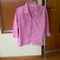 Dress Barn Tops | Dress Barn Womens Pink Button Down Shirt 2X. | Color: Pink/White | Size: 2X