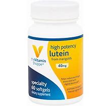 The Vitamin Shoppe - High Potency Lutein From Marigolds - 40 MG (60 Softgels) - Lutein