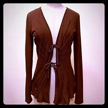 Venus Sweaters | Venus Cardigan | Color: Brown | Size: Xs