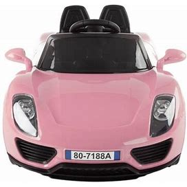 Lil' Rider Ride-On Sports Car Motorized Plastic In Pink | 19 H X 43 W X 24 D In | Wayfair 459F7e08d38957ff827a7f2775aedfa3
