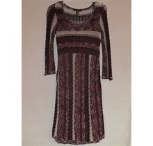 INC International Concepts Women's Petite 3/4 Sleeve Layered Knit Dress Size PL