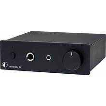 Pro-Ject Head Box S2 Open Box - Excellent Condition Headphone Amplifier W/ High-Performance Low Noise Components - Black - PRO2040011