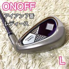 ONOFF Ladies Iron No. 7 Smooth Kick Golf Club Right-Handed Flex L
