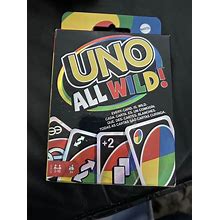 Uno All Wild Card Game 2021 Brand Ages 7+ 2-10 Players