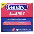 Benadryl, Allergy Relief Tablets, Count 1 - Medicine Cold/Sinus/Allergy / Grab Varieties & Flavors