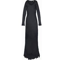Balenciaga Lingerie Maxi Dress - Black - Women's - S - Cotton