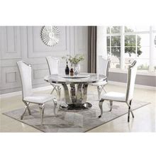 Wayfair Mcmullen 6 Piece Dining Set Upholstered/Metal In Gray/White C371118d797bff5a5d1598ebfa1abe99