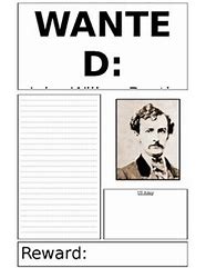Image result for Wanted Poster Format