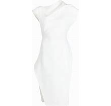 Maticevski - Asymmetric Fitted Dress - Women - Polyester - 12 - White