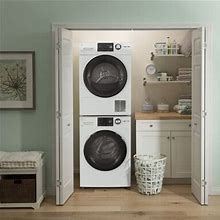 GE Appliances 2.4 Cu. Ft. Front Load Washer & 4.1 Cu. Ft. Electric Dryer In White | Wayfair 4E629cc6a05f90fd98b5f8d52b4f4af7