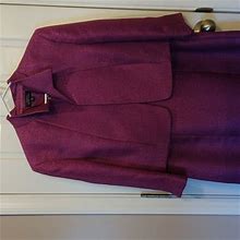 Tahari Dresses | Tahari Dress With Matching Jacket. | Color: Purple | Size: 14