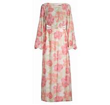 Significant Other Women's Naomi Cut Out Maxi Dress - Watercolour Floral - Size 4