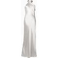 Galvan London - Pandora Halter Neck Dress - Women - Polyester/Triacetate - 34 - Grey