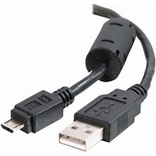C2G 2m (6Ft) USB Cable - USB A To USB Micro B - M/M - USB Cable - USB (M) To Micro-USB Type B (M) - 6.6 ft - Black - 27365