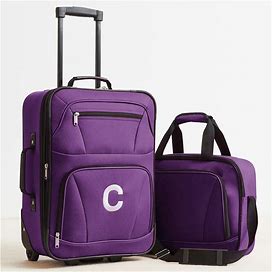 2-Piece Softside Carry-On Set, Purple