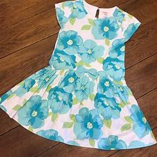 Gymboree Dresses | Super Cute Summer Dress- Gymboree Size 7 | Color: Blue/Silver | Size: 7G