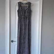 Loft Dresses | Size S Loft Maxi Dress | Color: Black/White | Size: S