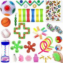 32 Pack Sensory Fidget Toys Setstress Relief Hand Toys For Adults Kids ADHD ADD Anxiety Autism, Perfect For Birthday Party Favors, School Classroom