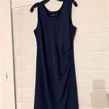 Nic+Zoe Dresses | Nic & Zoe Navy Sheath Dress | Color: Blue | Size: M