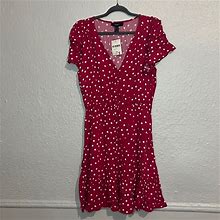 Forever 21 Dresses | Hot Pink W/ White Polka Dots Forever21 Dress | Color: Pink | Size: 0X
