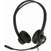 V7 HU311-2NP Headset - Stereo - USB - Wired - 32 Ohm - 20 Hz - 20 Khz - Over-The-Head - Binaural - Supra-Aural - 5.91 ft Cable