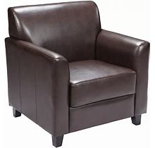 Flash Furniture Hercules Diplomat Series Leathersoft Chair, Brown