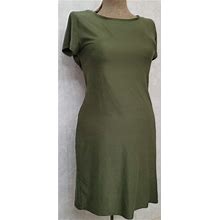 Derek Heart Mini Dress Olive Green Open Back Size Xl