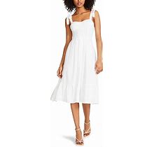 Steve Madden Sophia-Rose Dress Women's Clothing White : 6
