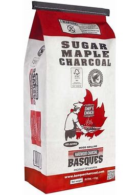 Basques Hardwood Charcoal Basques Sugar Maple All Natural Hardwood Lump Charcoal 8.8 Lb