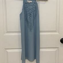 Wayf Dresses | Embroidered Blue Wayf Dress | Color: Blue | Size: Xs